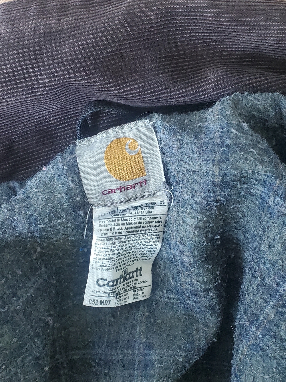 Carhartt Blue Medium Regular
